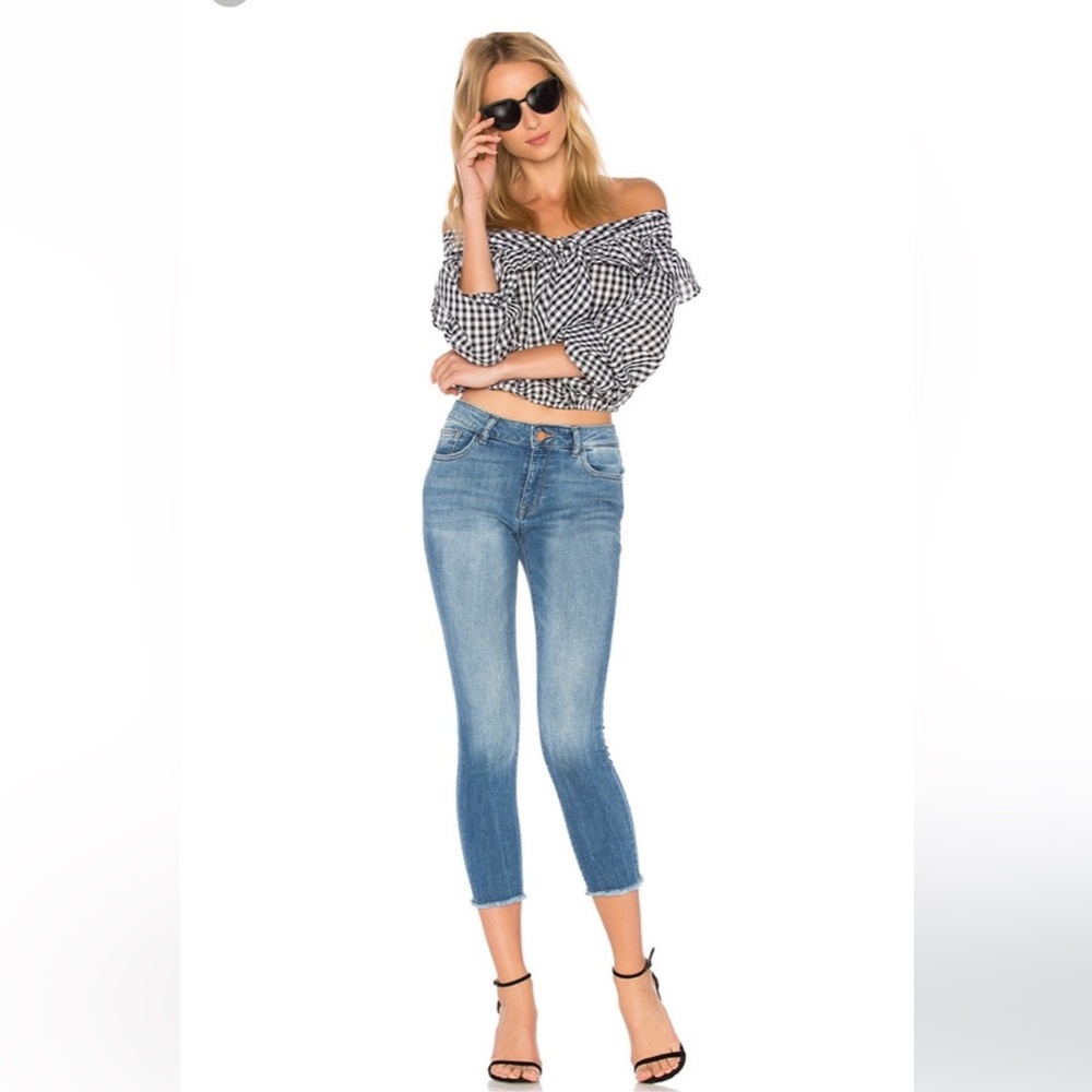 DL 1961 Florence Instasculpt Cropped Nugget jeans